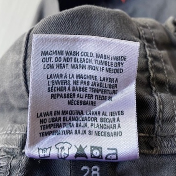 SUNDRY Women's High Rise Pleated Relaxed Cotton Grey Jeans Size 28 - Picture 9 of 11